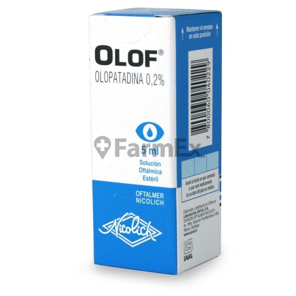 Olof Solución Oftálmica 0.2 % x 5 mL Farmex-Fonasa-Persistente